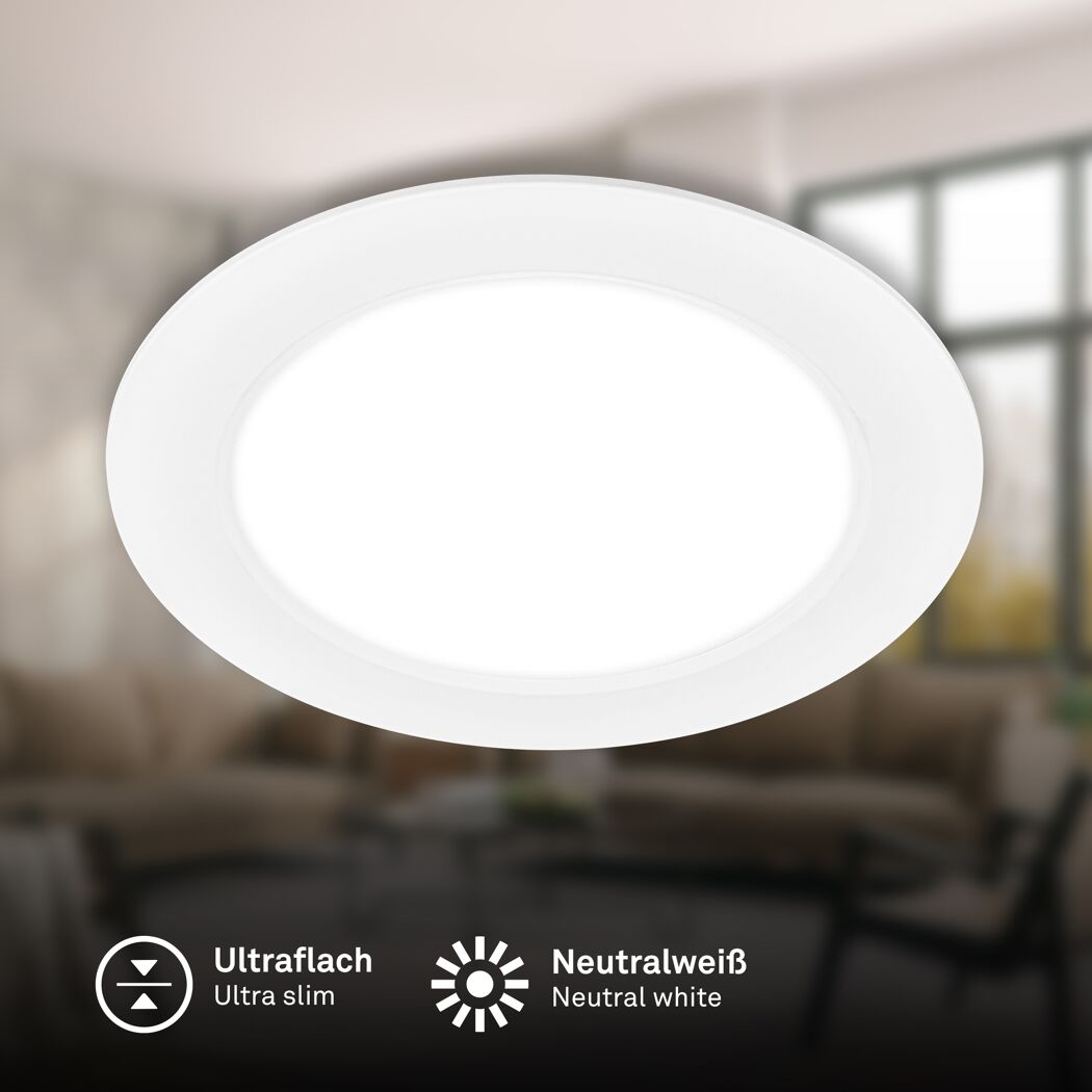 Einbauleuchte 'Jeft' 3,5 W 450 lm neutralweiß Ø 15,5 cm