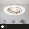 Einbauleuchtenset 'Sten' 14,4 W 1200 lm warmweiß Ø 6,8 cm 3 Stück