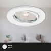 Einbauleuchtenset 'Dimm' dimmbar 16,5 W 1200 lm warmweiß Ø 6,8 cm 3 Stück