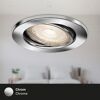 Einbauleuchtenset 'Sten' 14,4 W 1200 lm warmweiß Ø 6,8 cm 3 Stück