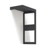 Vordach 'Sophia Side Wall 1600' grau 160 x 96 cm