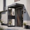 Vordach 'Sophia Side Wall 1600' grau 160 x 96 cm