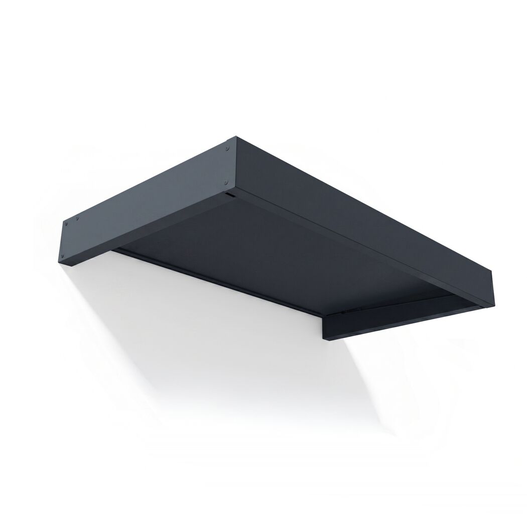 Vordach 'Sophia 1600' grau 160 x 96 cm