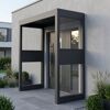 Vordach 'Sophia 2 Side Wall 2150 ' grau 215 x 96 cm