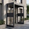 Vordach 'Sophia 2 Side Wall 2150 ' grau 215 x 96 cm