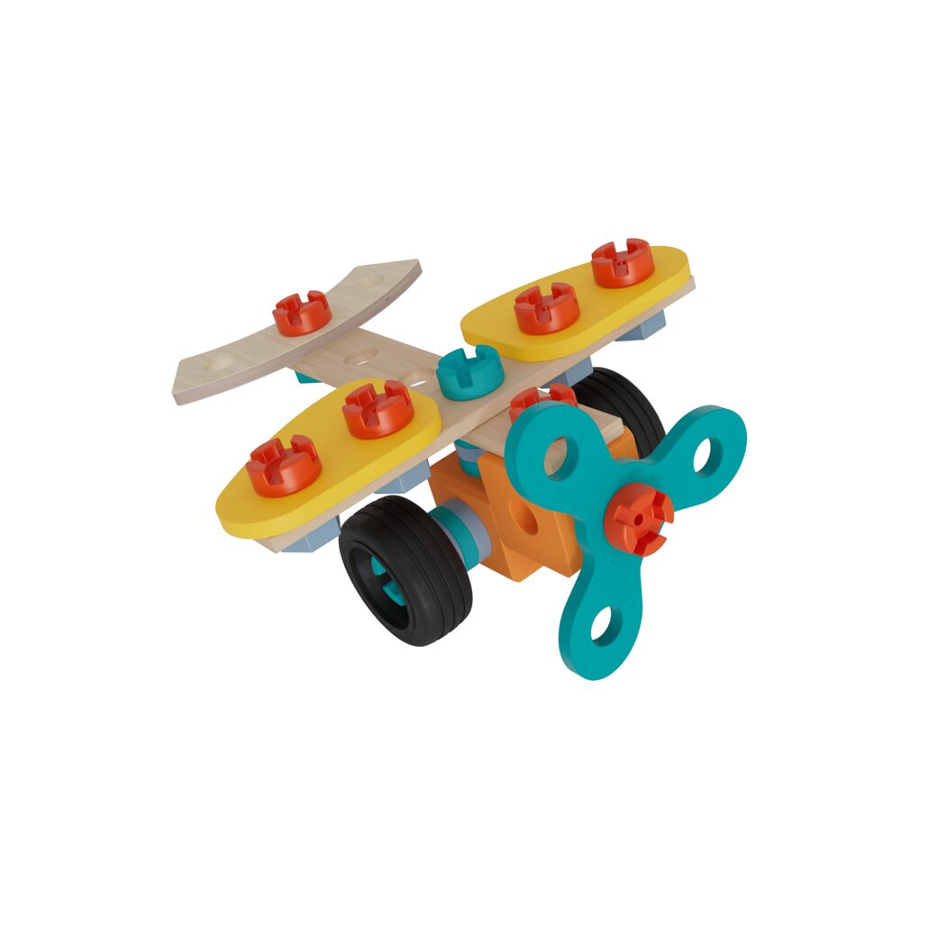 Mini Flugzeug 'Construct' 35-teilig