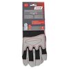 Arbeitshandschuhe mit Grip grau/rot Gr. 10/XL