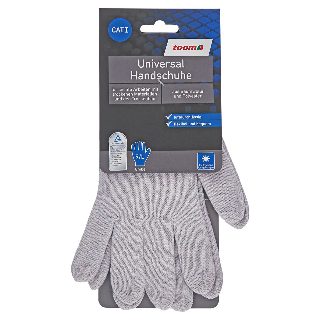 Universal Handschuhe weiß Gr. 9/L