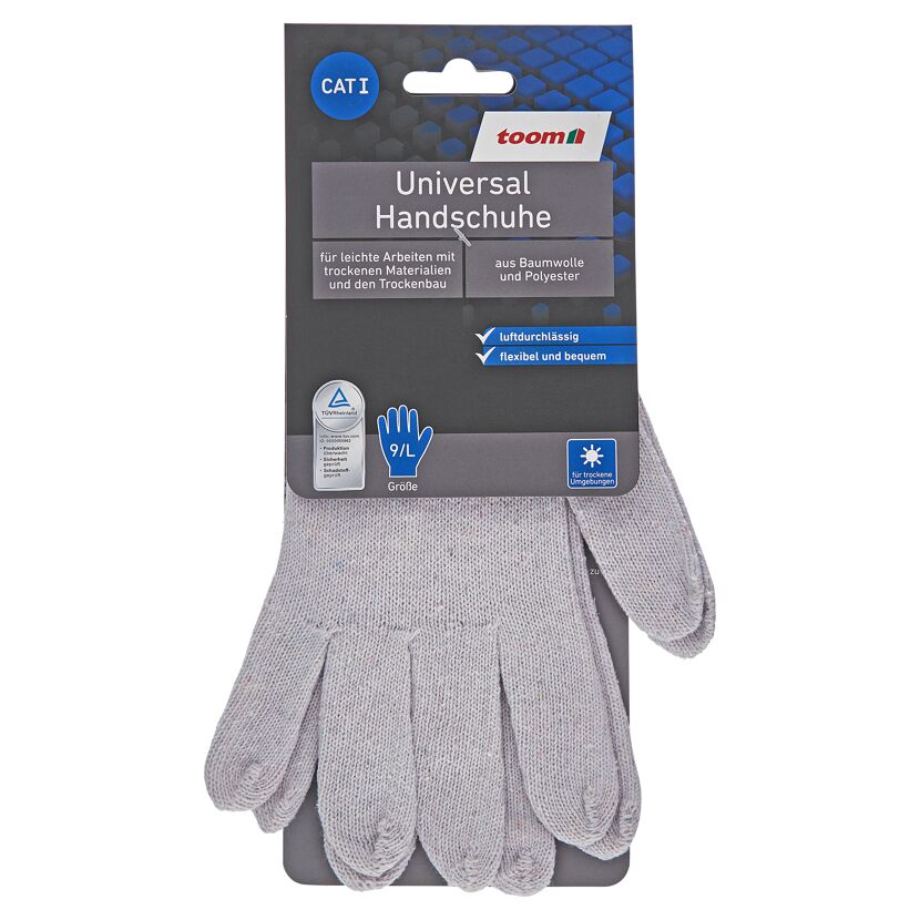 Universal Handschuhe weiß Gr. 9/L