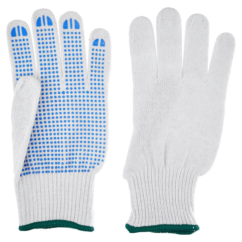 Universal Handschuhe mit Grip weiß Gr. 9/L