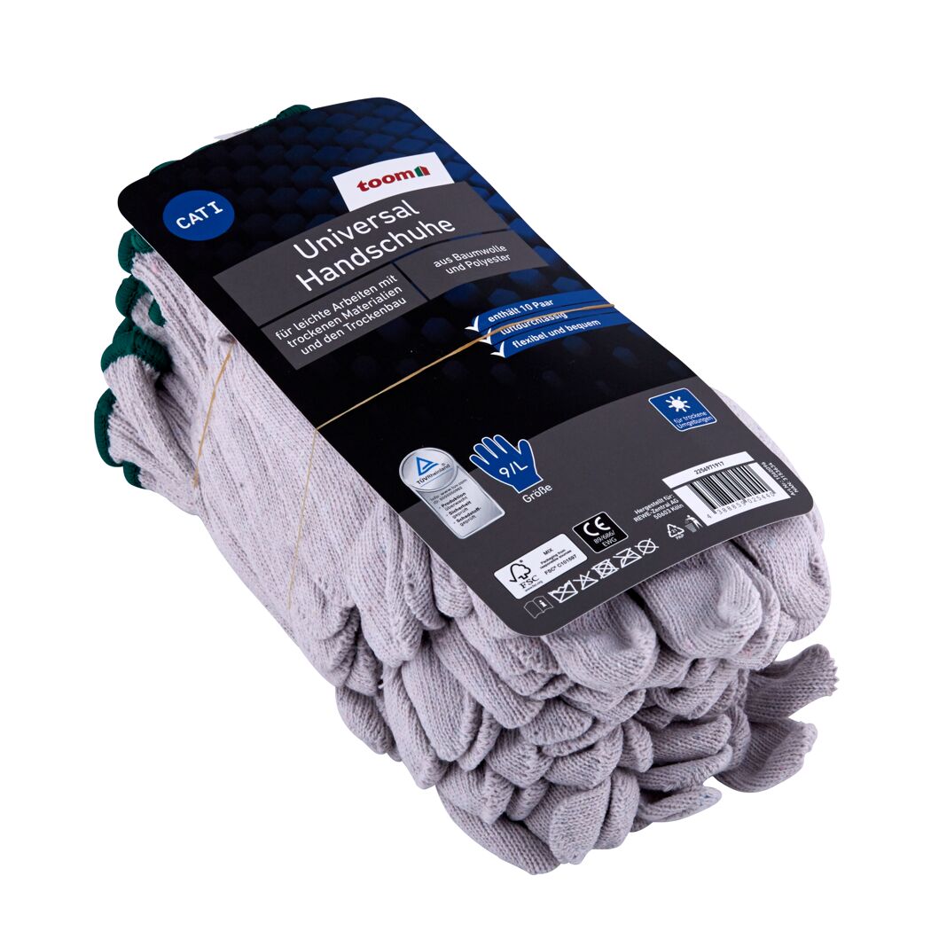 Universal Handschuhe Größe L 10 Stück