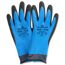 Blau-schwarze Arbeitshandschuhe von Showa, Größe M