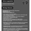 Schwarze Arbeitshandschuhe, Größen 7/M und 9/XL