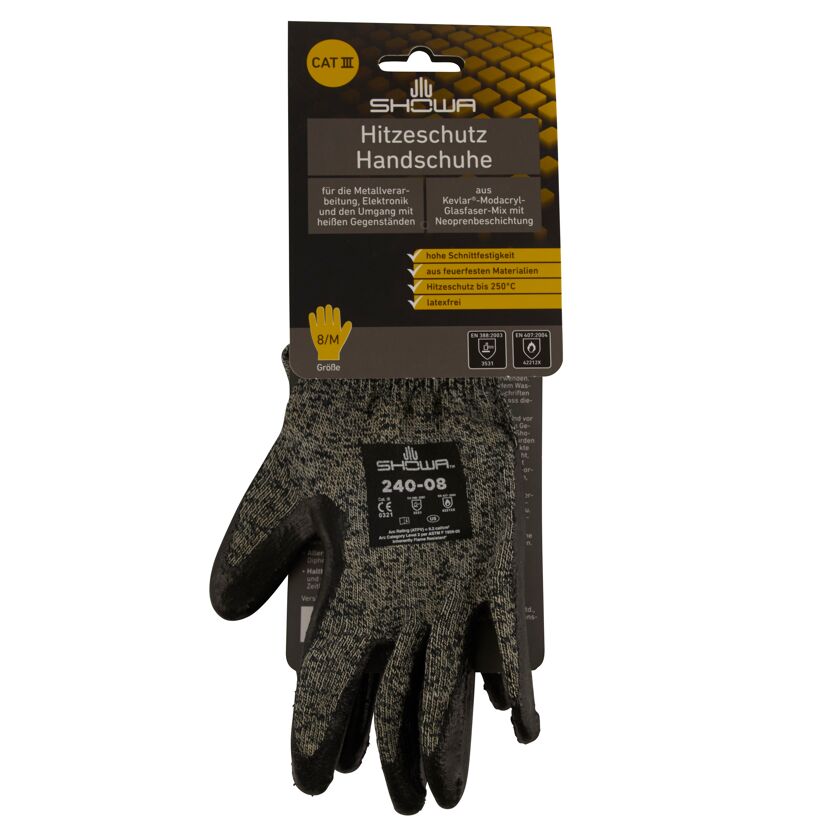 SHOWA Hitzeschutzhandschuhe Größe 8/M