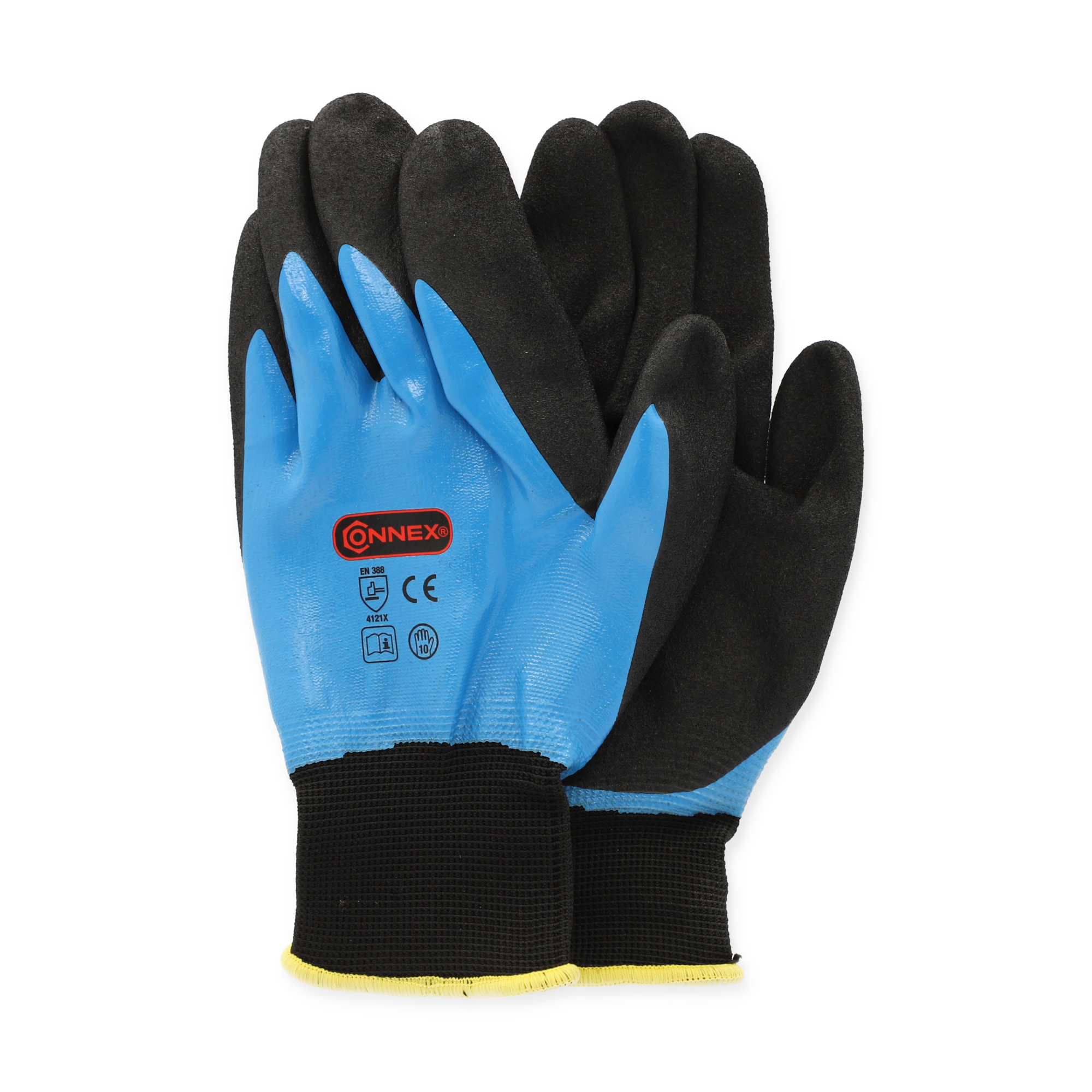 Handschuhe blau/schwarz Gr. 9 + product picture