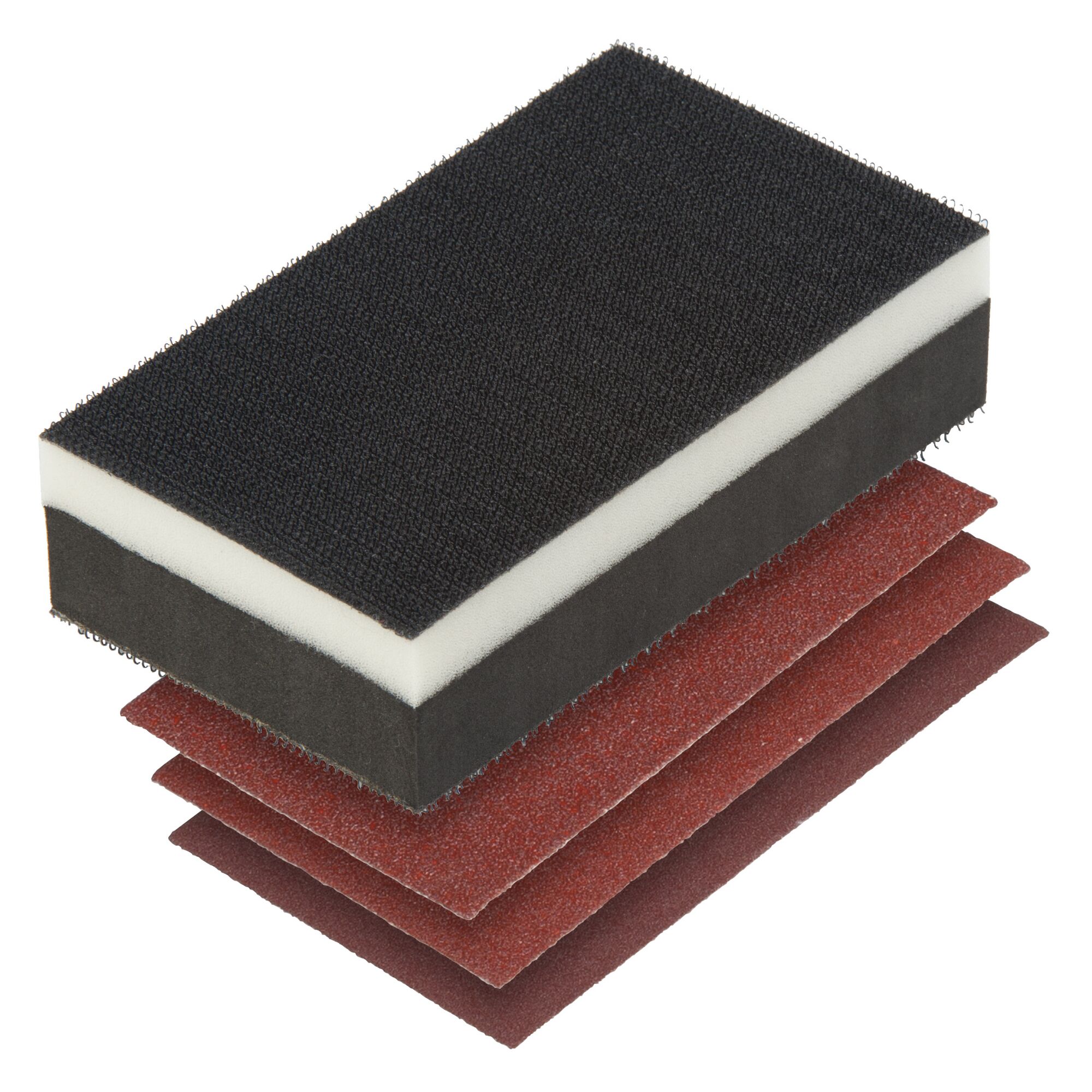 Handschleifer-Set mit Schleifpapier