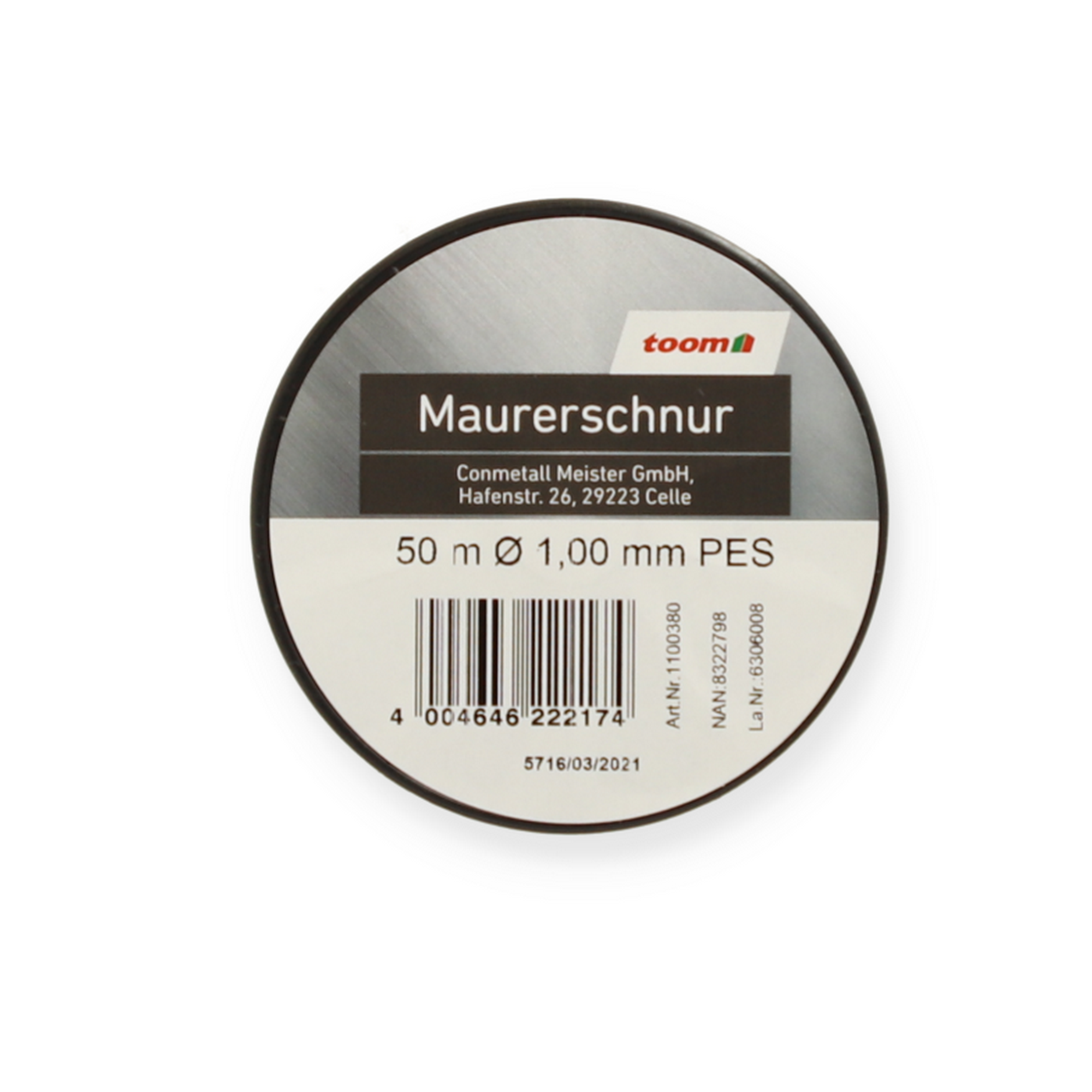 Maurerschnur pink Ø 1 mm x 50 m + product picture