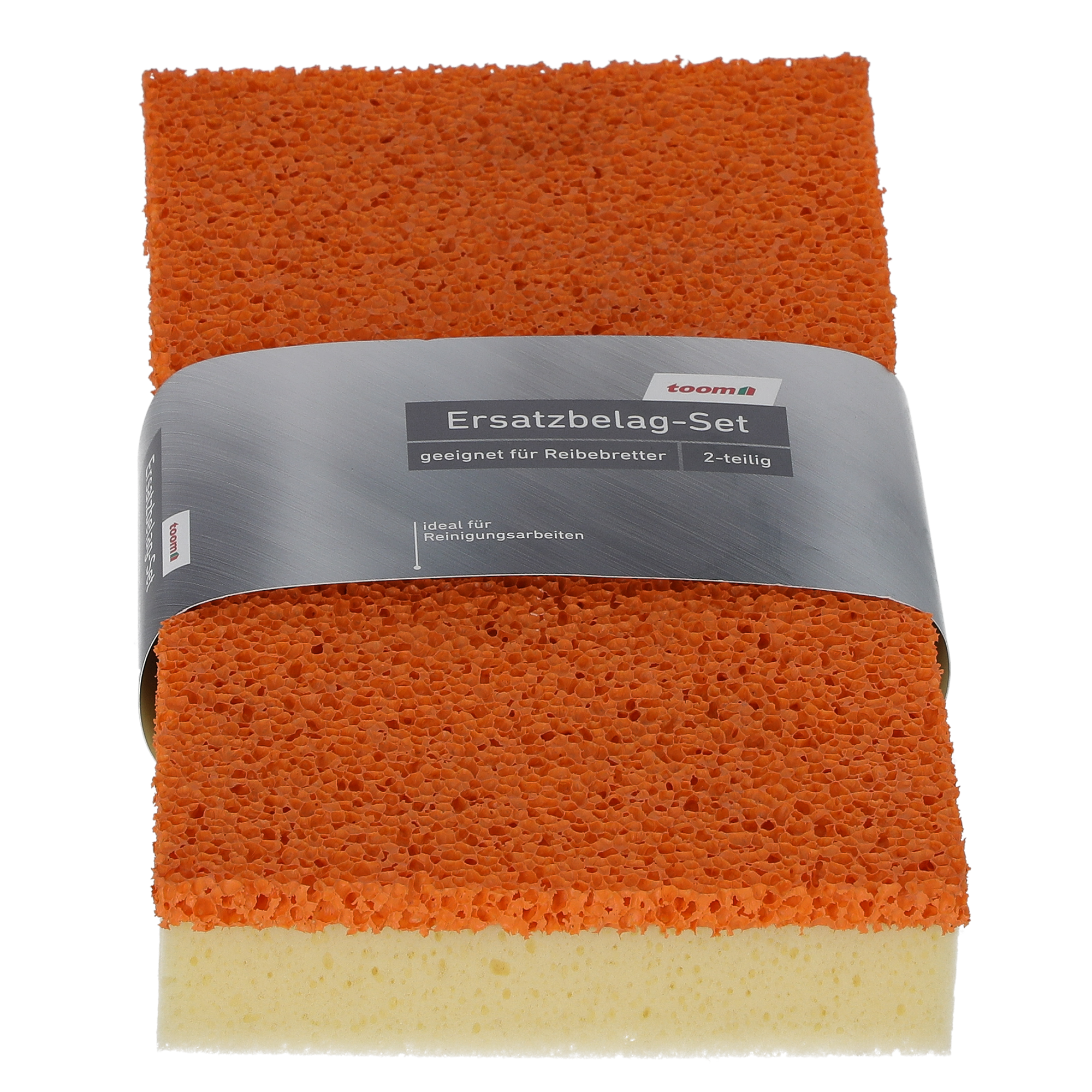 Ersatzbelag-Set für Reibebretter Schwamm/Hydro 2-teilig