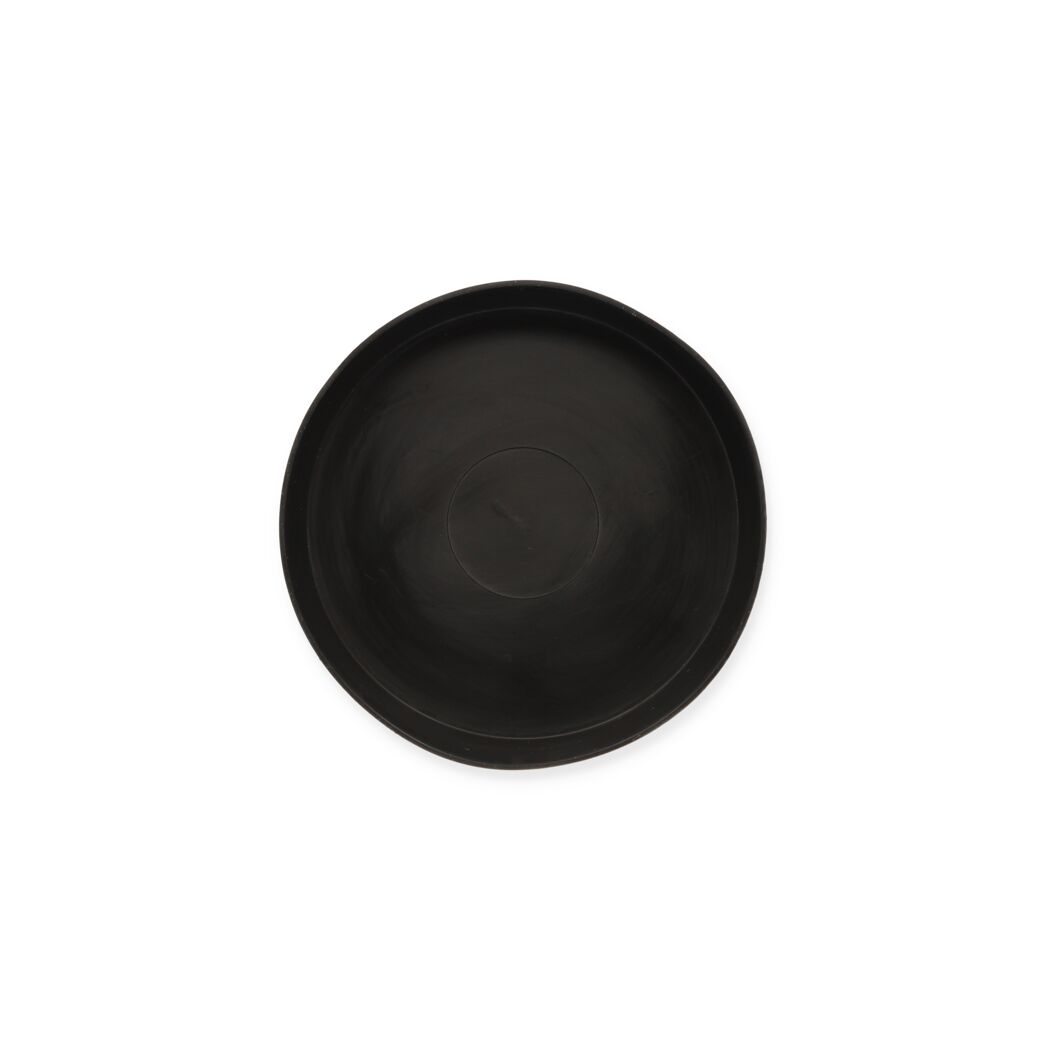 Schwarze Gipsschale