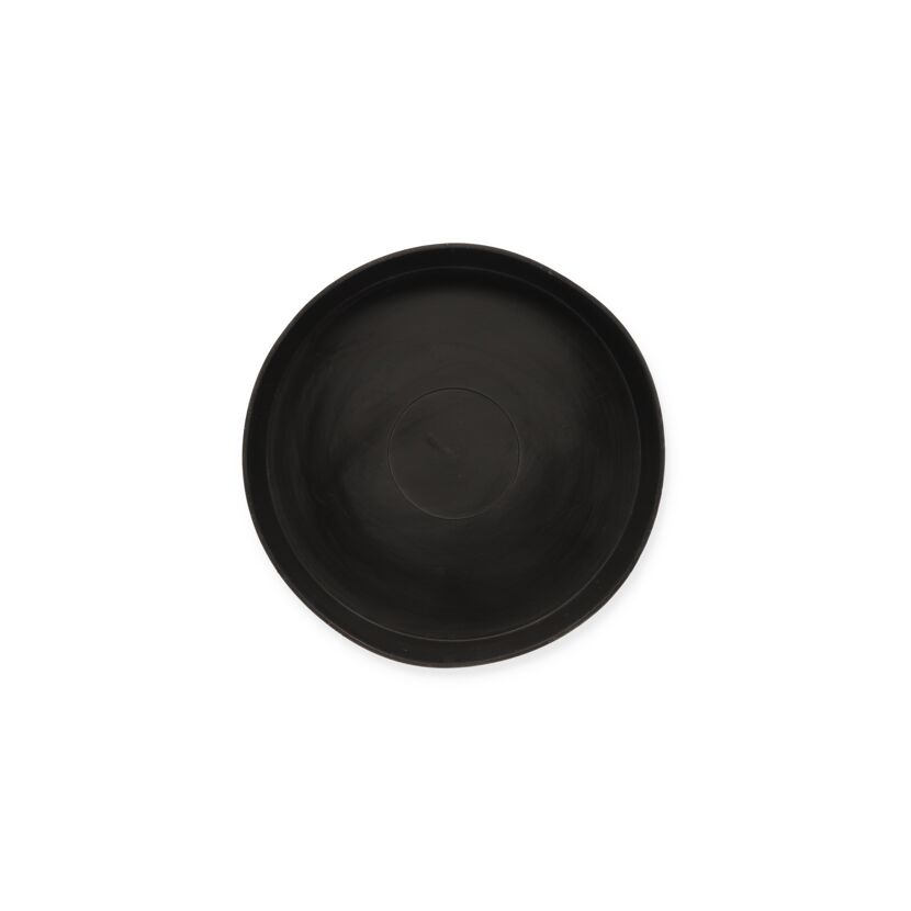 Schwarze Gipsschale