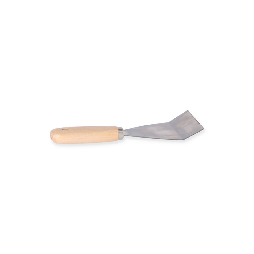 Schaberspachtel mit Holzgriff