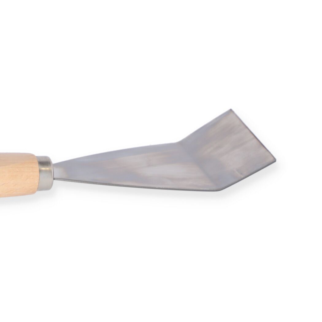 Schaberspachtel mit Holzgriff