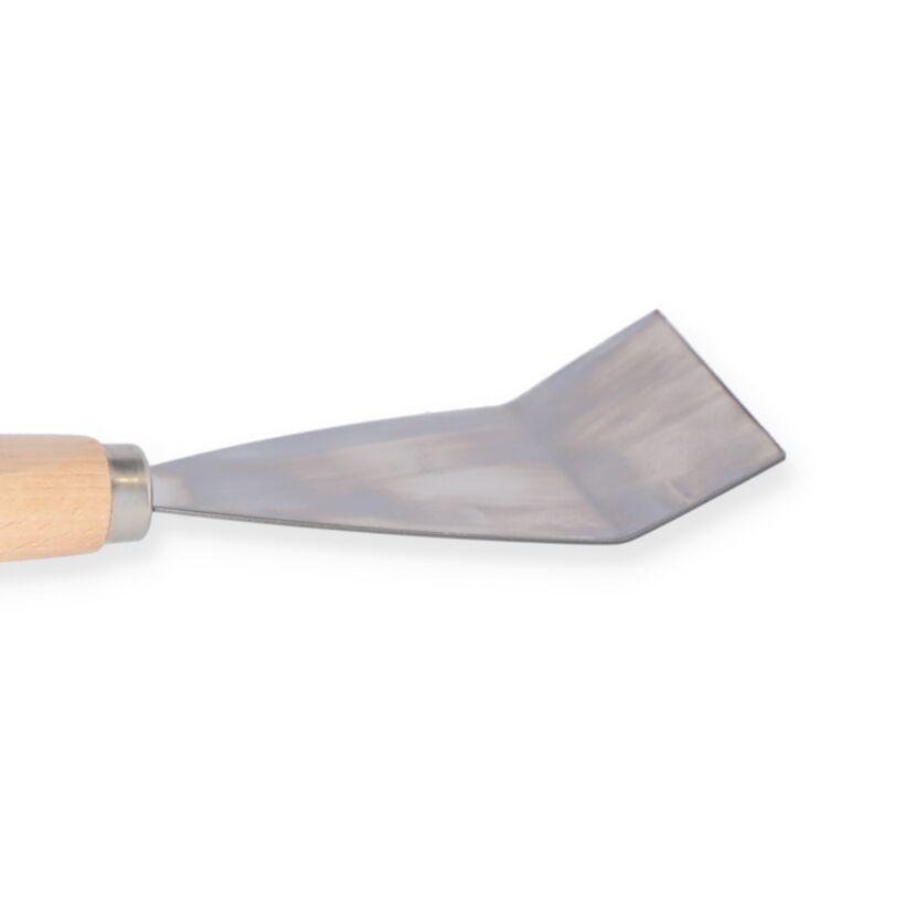 Schaberspachtel mit Holzgriff