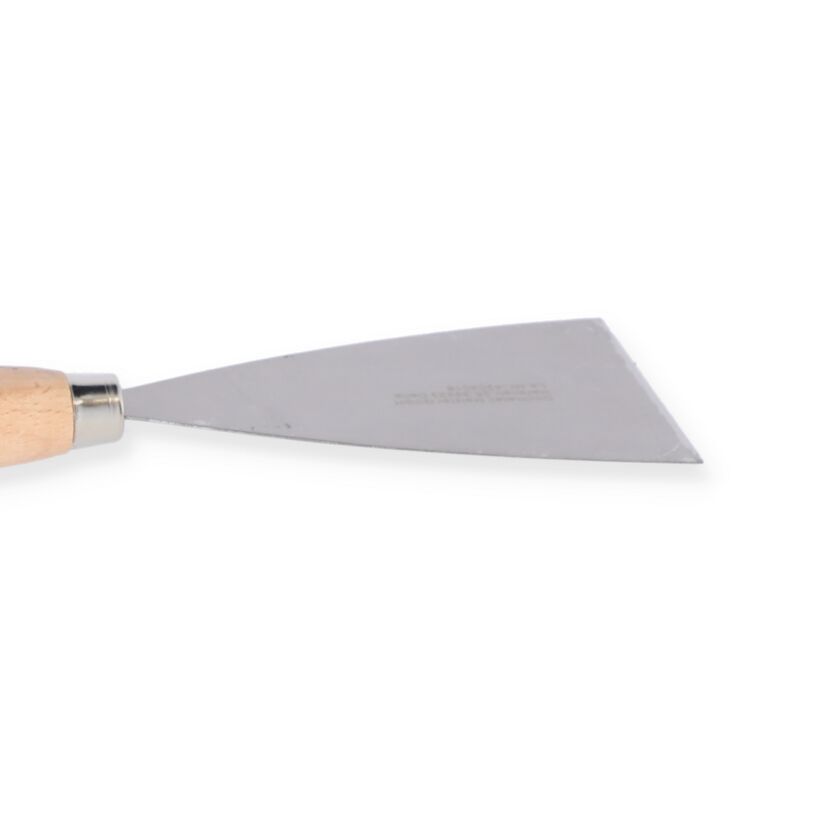 Malerspachtel mit Holzgriff
