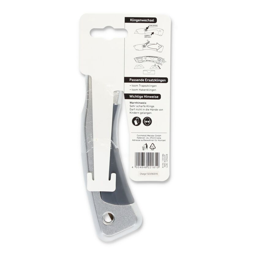 toom Universalmesser auf der Verpackung