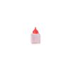 Flasche mit rotem Markierpulver