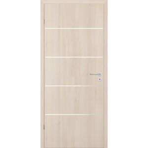 Innentür 'Natura' mit Querstreifen Akazie hell 198,5 x 61 cm, Linksanschlag