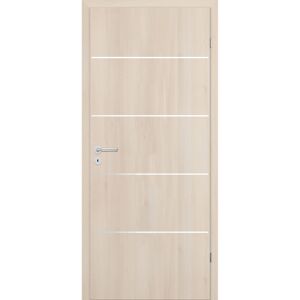 Innentür 'Natura' mit Querstreifen Akazie hell 198,5 x 73,5 cm, Rechtsanschlag