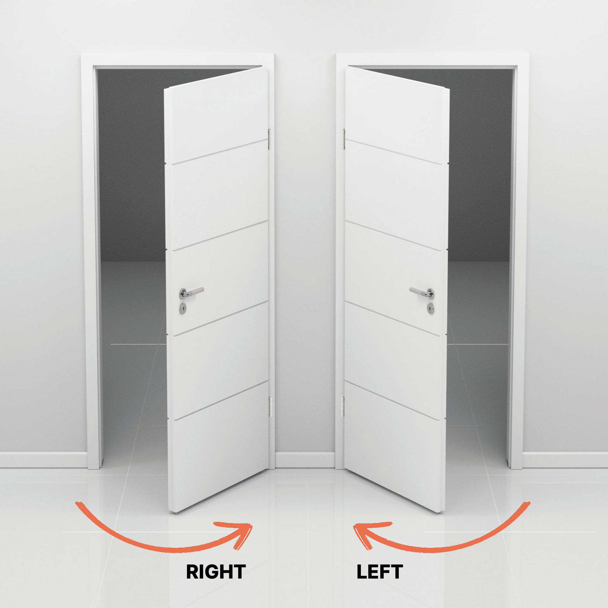 Innentür 'Natura' mit Querstreifen Akazie hell 198,5 x 86 cm, Linksanschlag