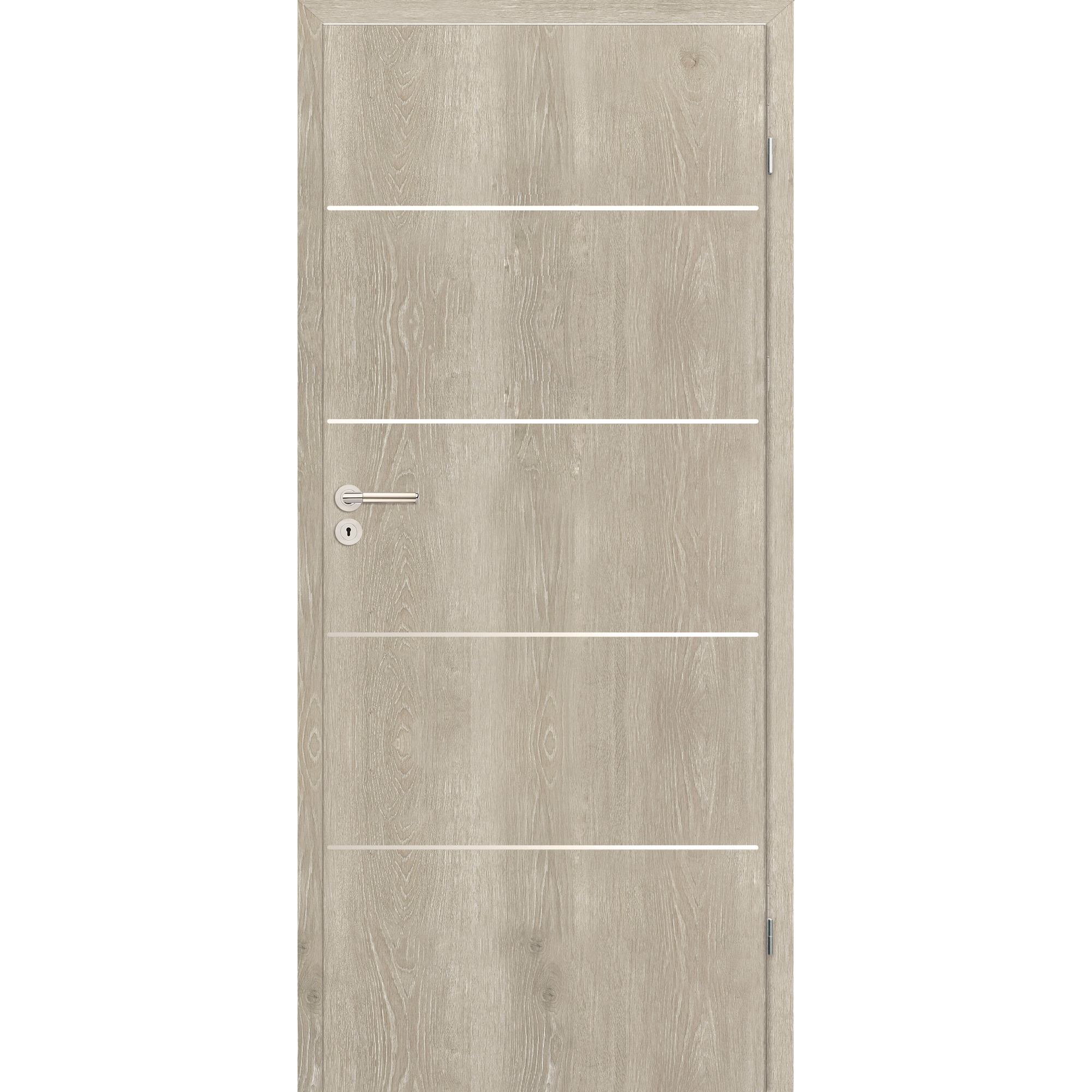 Innentür 'Natura' mit Querstreifen Kendal Eiche 198,5 x 98,5 cm, Rechtsanschlag