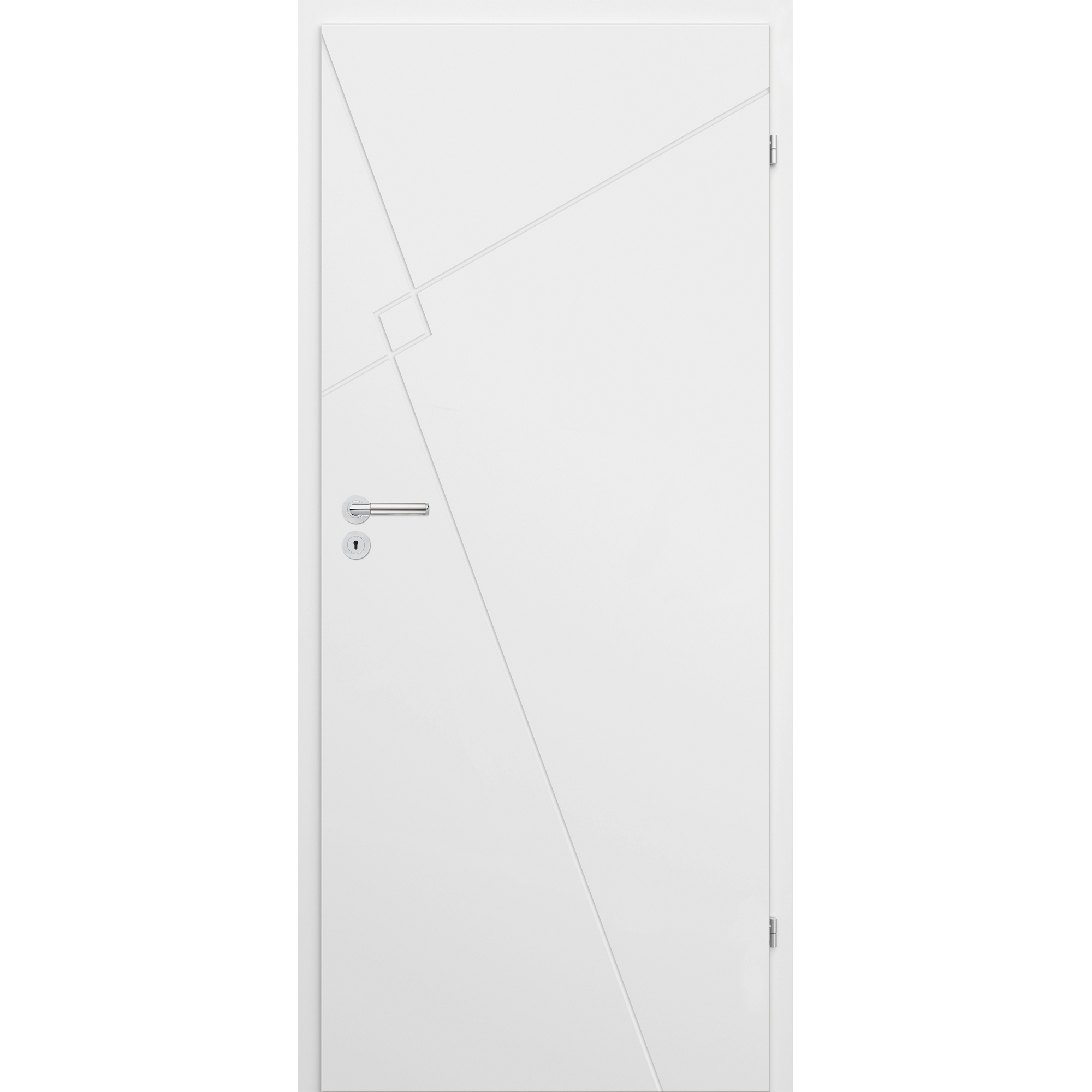 Innentür 'Modern M3 RS' weiß 198,5 x 61 cm, Rechtsanschlag