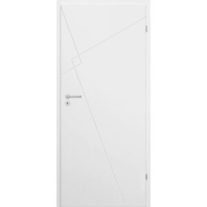 Innentür 'Modern M3 RS' weiß 198,5 x 61 cm, Rechtsanschlag