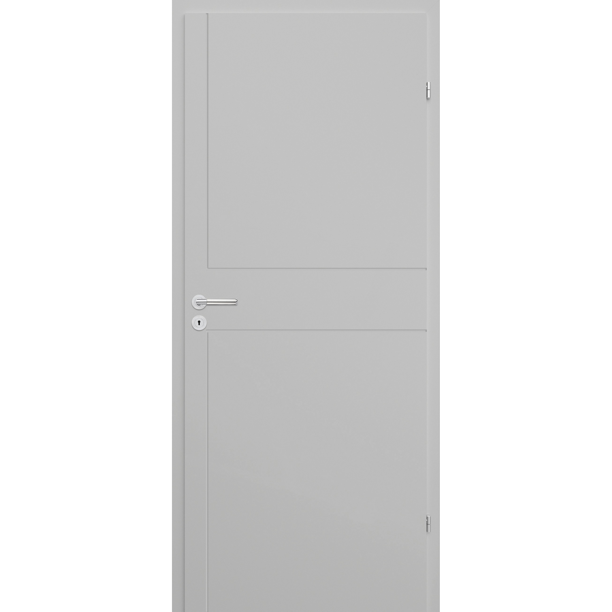 Innentür 'Modern M1' hellgrau 198,5 x 73,5 cm, Rechtsanschlag