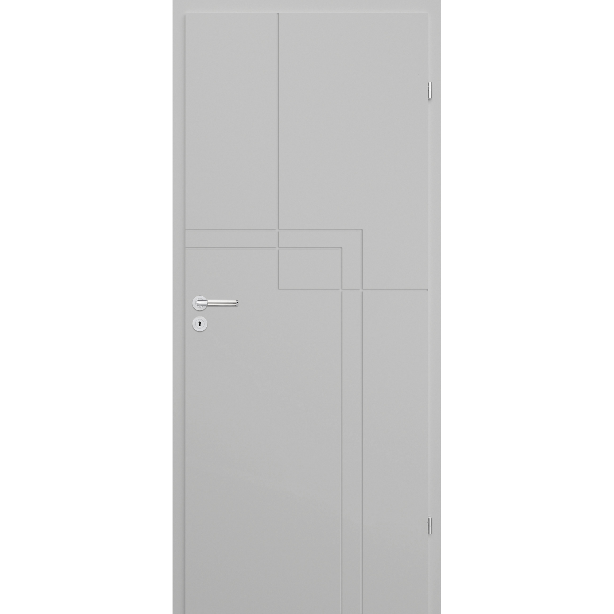 Innentür 'Modern M2' hellgrau 198,5 x 86 cm, Rechtsanschlag