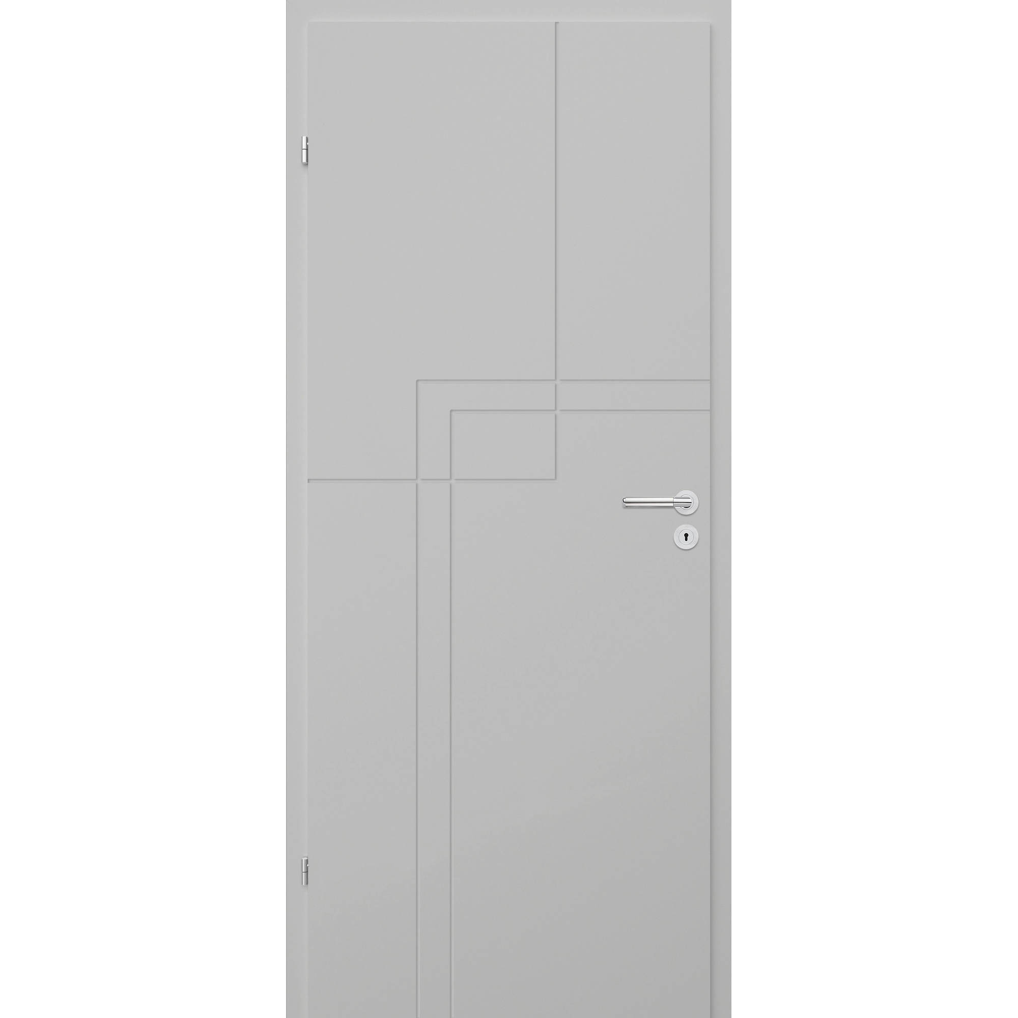 Innentür 'Modern M2' hellgrau 198,5 x 98,5 cm, Linksanschlag