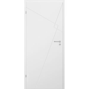 Innentür 'Modern M3' weiß 198,5 x 73,5 cm, Linksanschlag