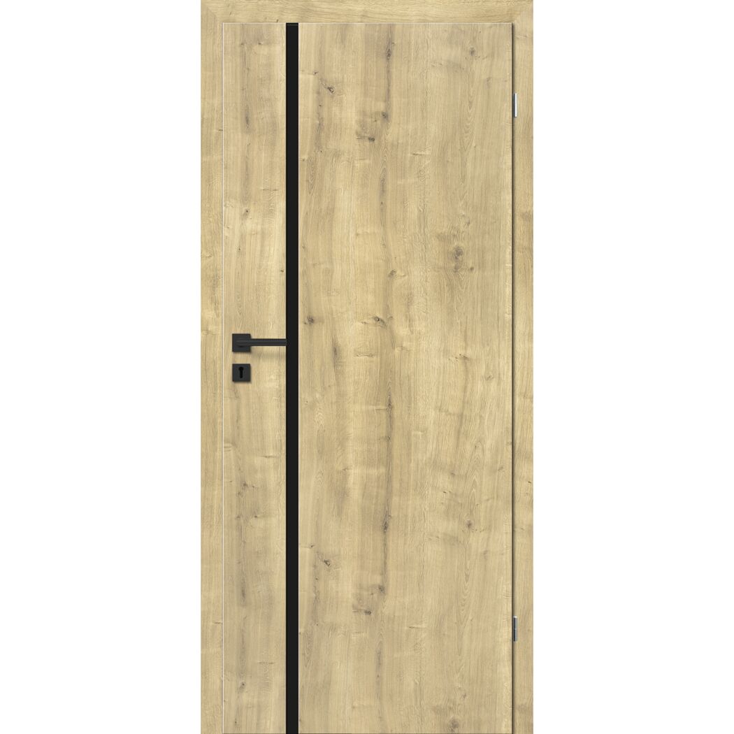 Innentür 'Modul M1' Hamilton Eiche 98,5 x 198,5 cm Rechtsanschlag