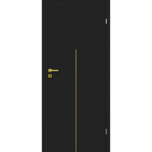 Innentür 'Dark M1' Uni Black 86 x 198,5 cm Rechtsanschlag