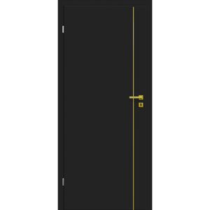 Innentür 'Dark M2' Uni Black 98,5 x 198,5 cm Linksanschlag