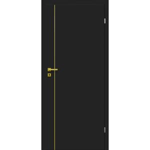 Innentür 'Dark M2' Uni Black 98,5 x 198,5 cm Rechtsanschlag