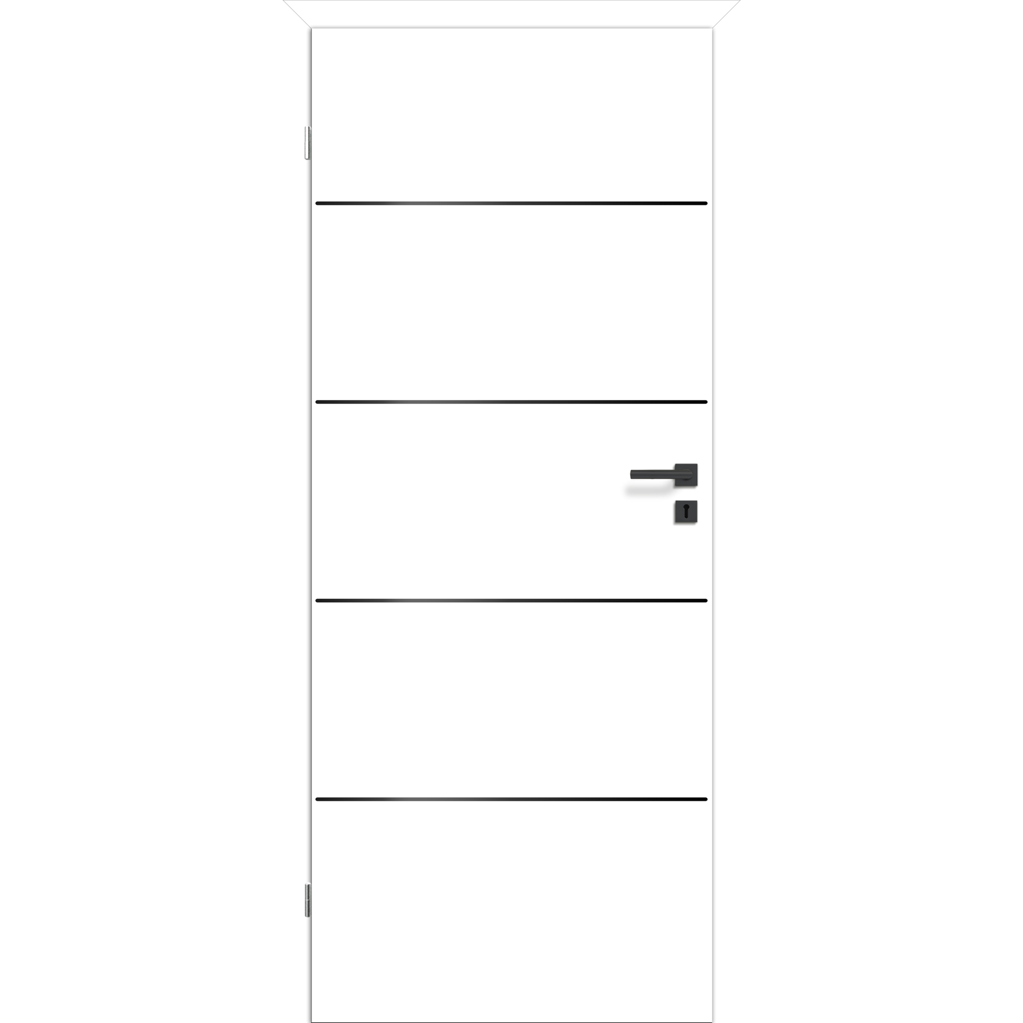 Innentür 'Milk M6' weiss 98,5 x 198,5 cm Linksanschlag
