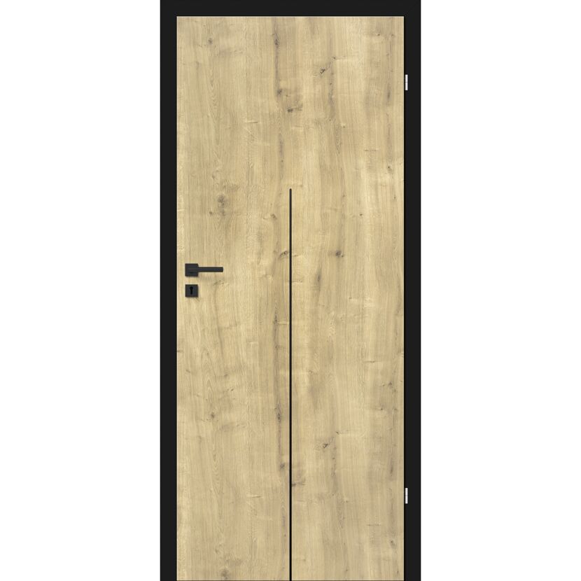 Innentür 'Verti M1' Hamilton Eiche 61 x 198,5 cm Rechtsanschlag