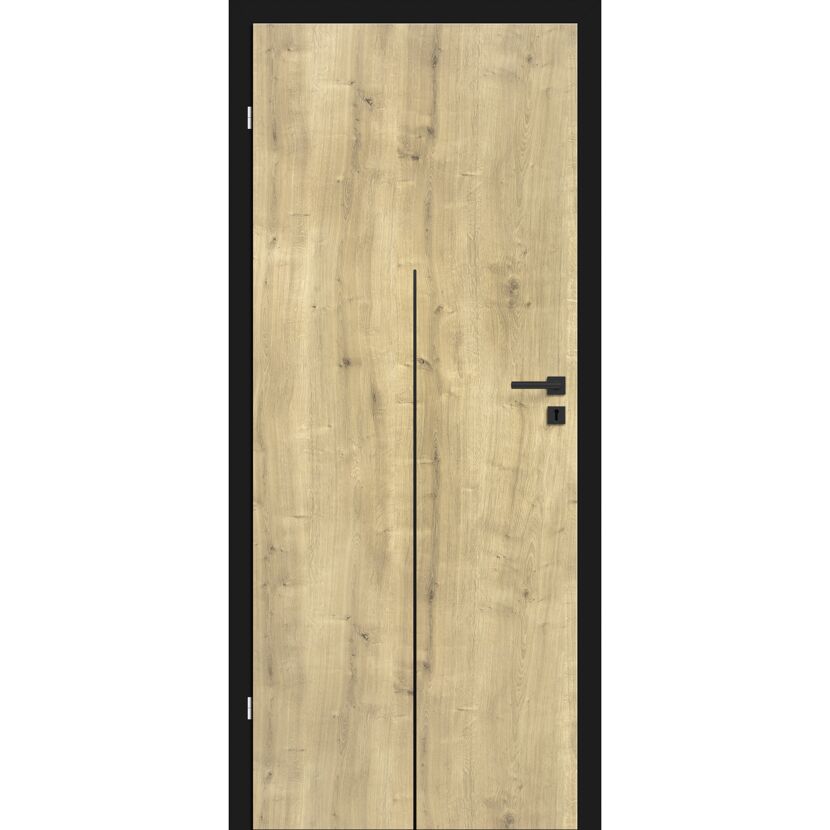Innentür 'Verti M1' Hamilton Eiche 73,5 x 198,5 cm Linksanschlag