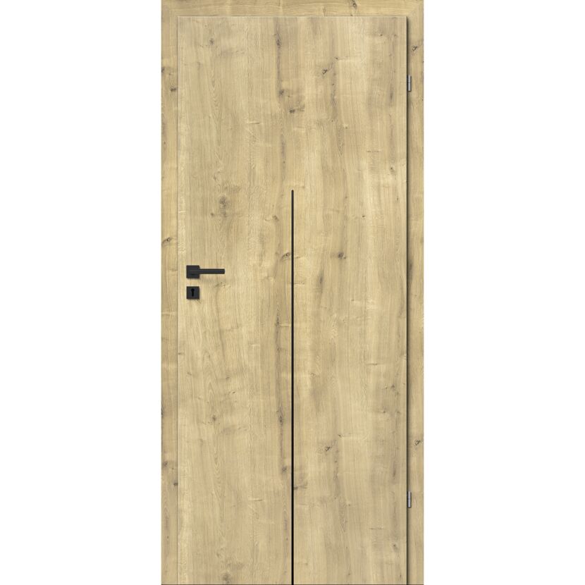 Innentür 'Verti M1' Hamilton Eiche 73,5 x 198,5 cm Rechtsanschlag