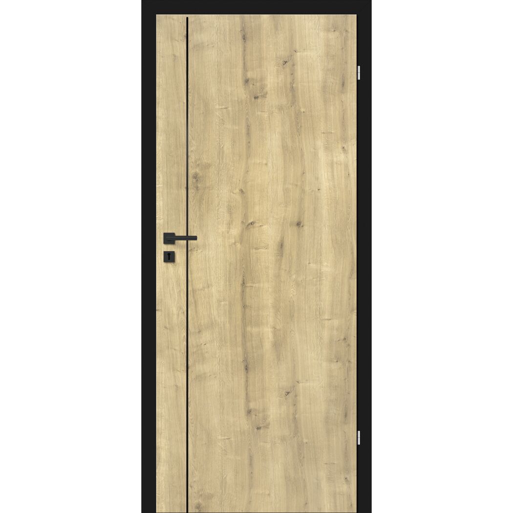 Innentür 'Verti M2' Hamilton Eiche 98,5 x 198,5 cm Rechtsanschlag