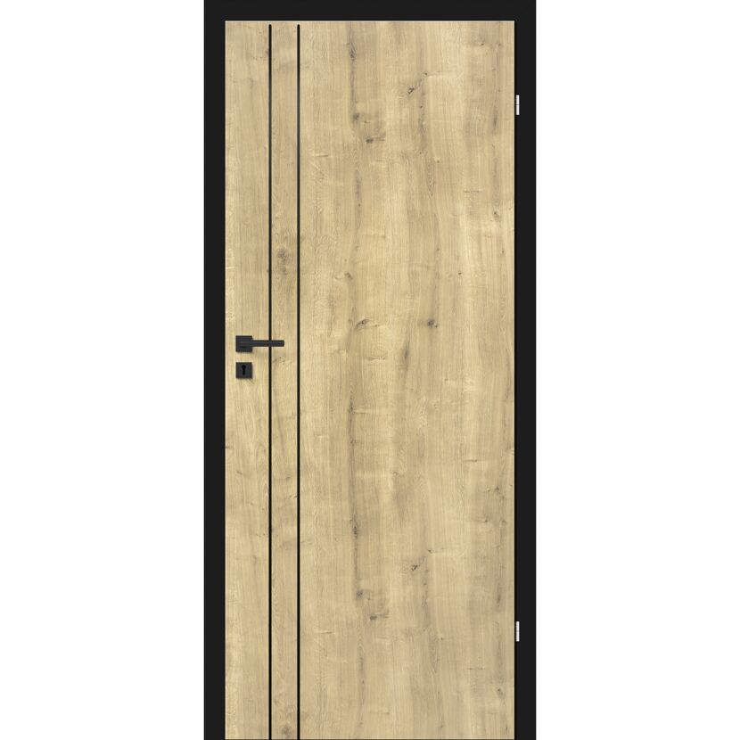 Innentür 'Verti M3' Hamilton Eiche 86 x 198,5 cm Rechtsanschlag